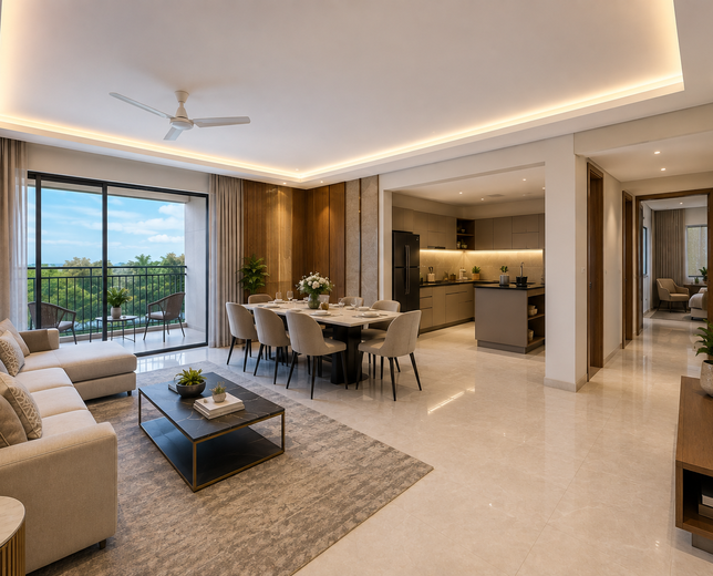 GAMYA by Supadha 4 BHK corner apartment in Tellapur