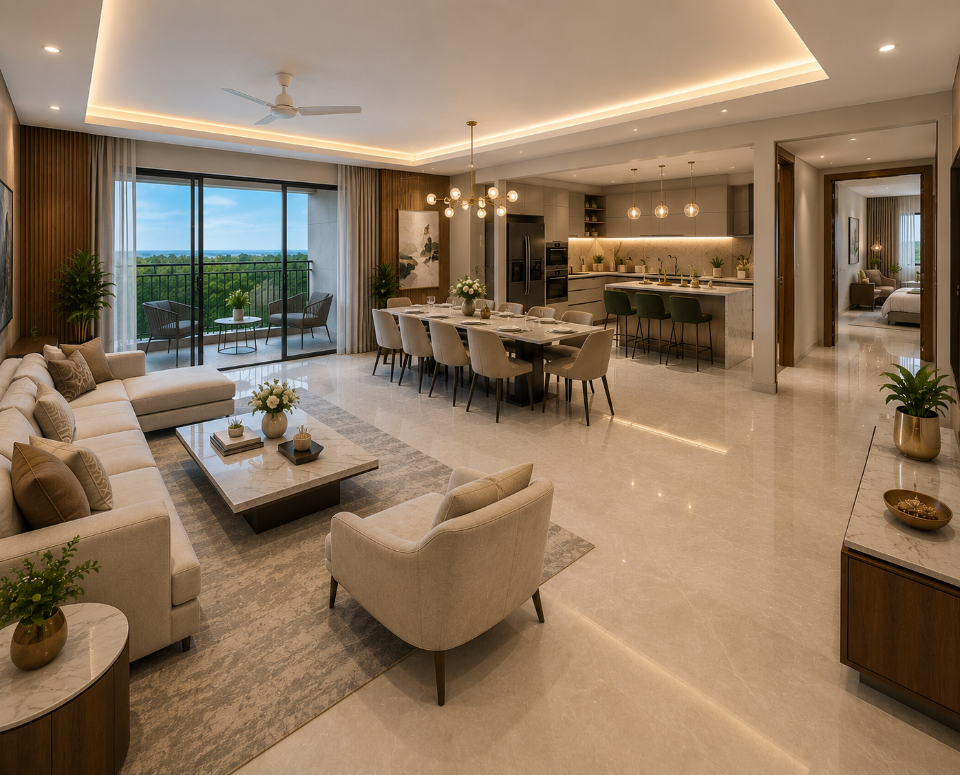 GAMYA by Supadha 3 BHK corner apartment in Tellapur
